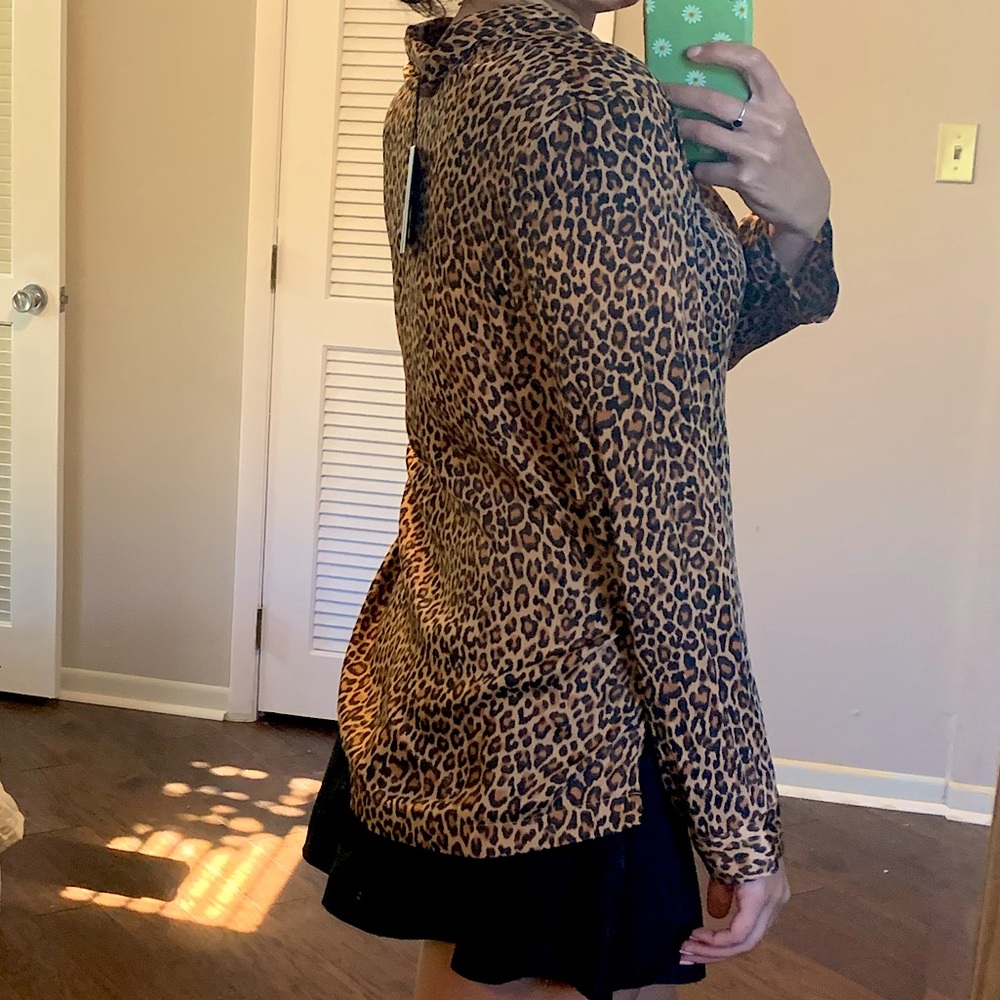Nordstrom Leopard Print Blouse